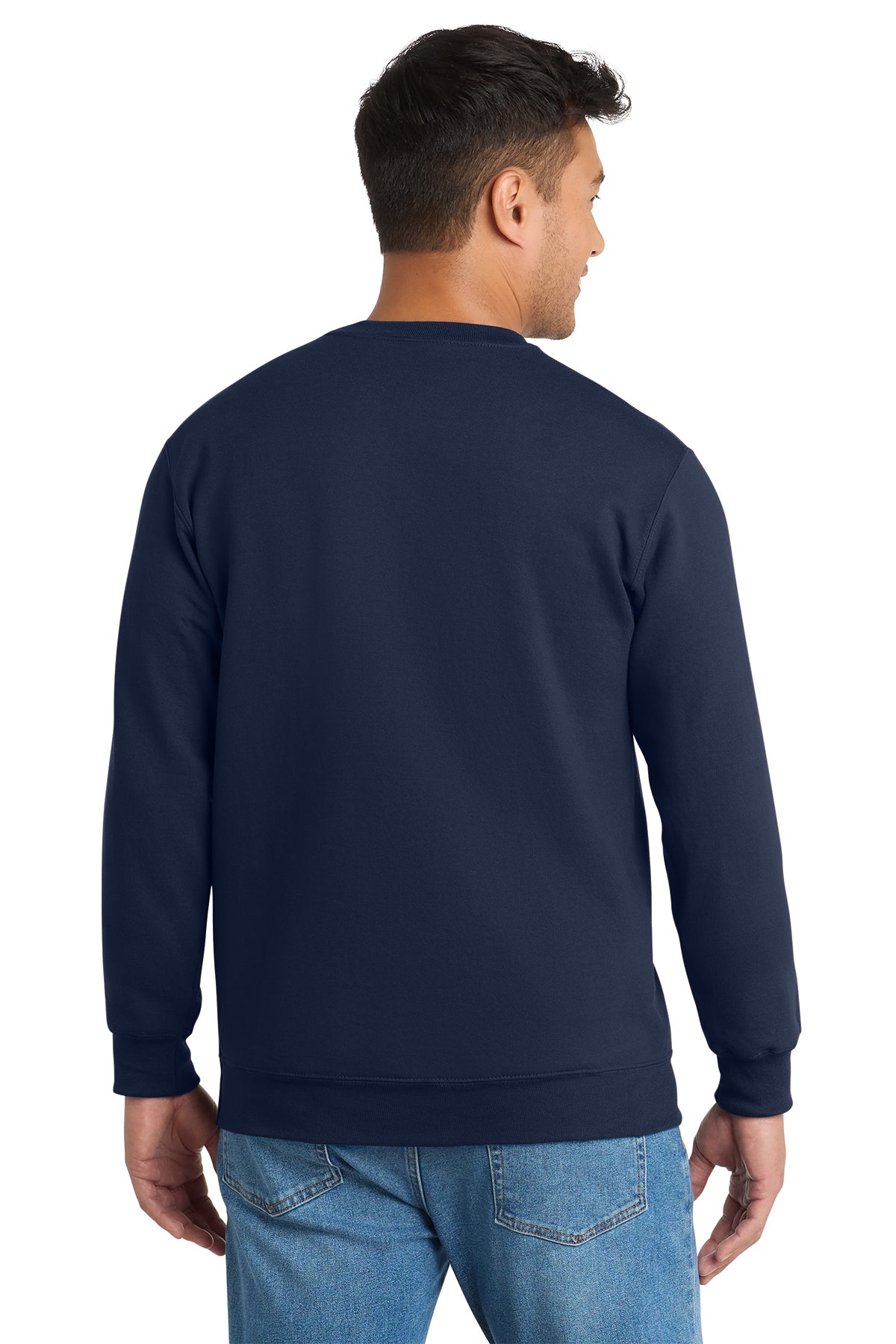 Port & Co™ Essential Fleece Crewneck Sweatshirt - Horizontal Logo