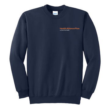 Port & Co™ Essential Fleece Crewneck Sweatshirt - Horizontal Logo